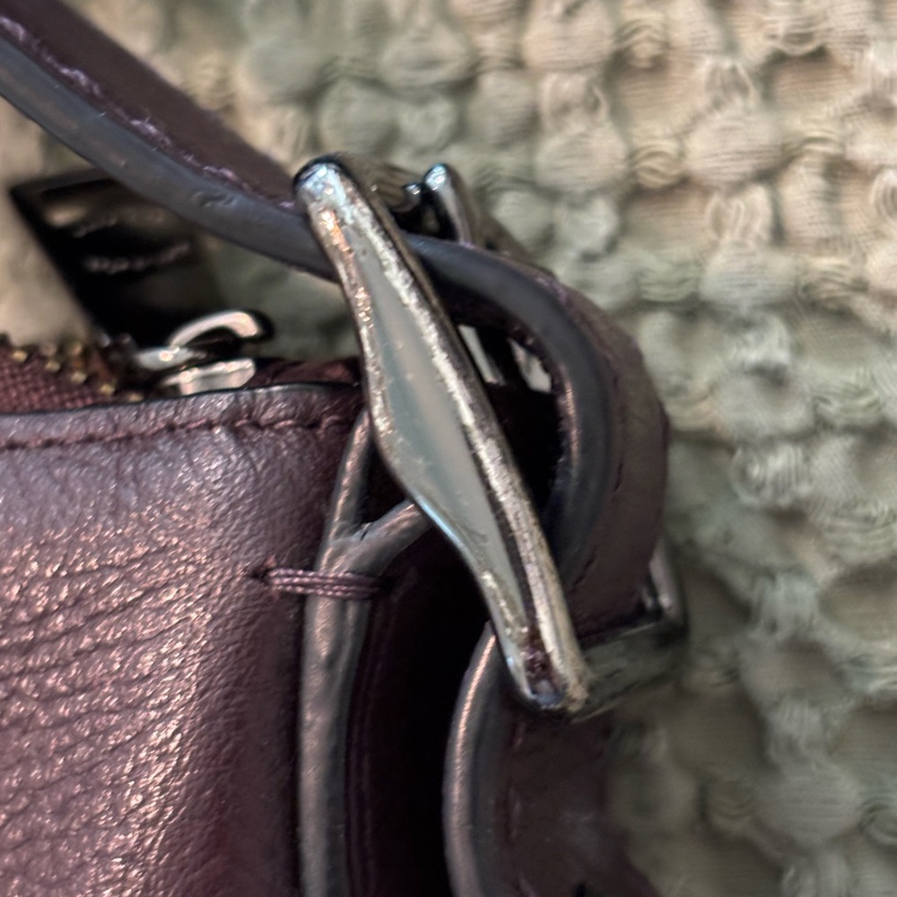 Coach Small Dufflette Crossbody in Oxblood - Picture 14 of 14